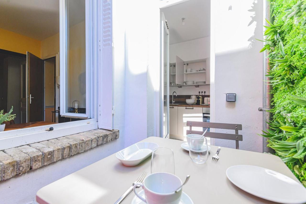 Mm Suites Reims Centre Terasse Exterior foto